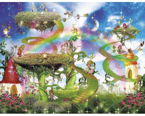 Фреска детская Ortograf Сказочная страна 6584 Фактура бархат FX Флизелин (3,5x2,7) Разноцветный, Мультимедия