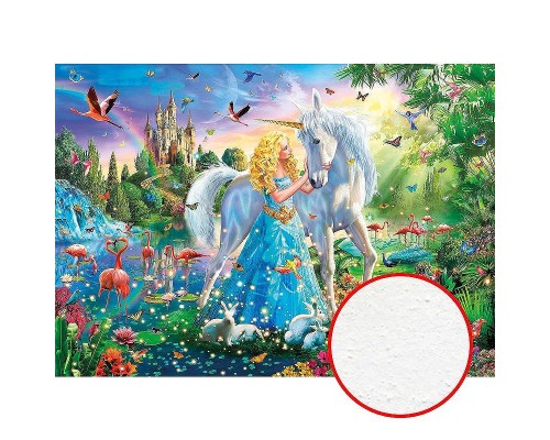 Фреска детская Ortograf Сказочная страна 6272 Фактура бархат FX Флизелин (3,8x2,7) Разноцветный, Замки/Животные/Люди