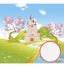 Фреска детская Ortograf Сказочная страна 5268 Фактура бархат FX Флизелин (2,9x2,7) Разноцветный, Замки/Мультимедия