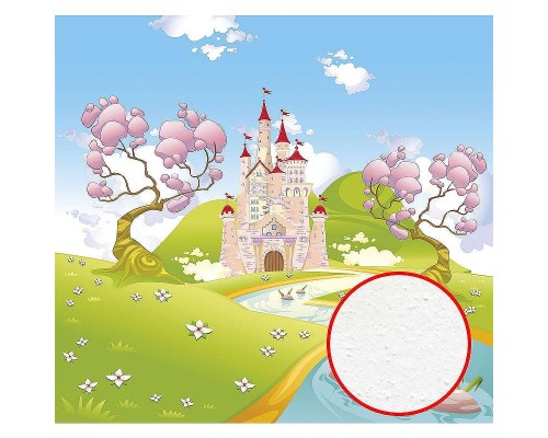 Фреска детская Ortograf Сказочная страна 5268 Фактура бархат FX Флизелин (2,9x2,7) Разноцветный, Замки/Мультимедия