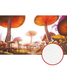 Фреска детская Ortograf Сказочная страна 30989 Фактура бархат FX Флизелин (4,6x2,7) Оранжевый, Природа