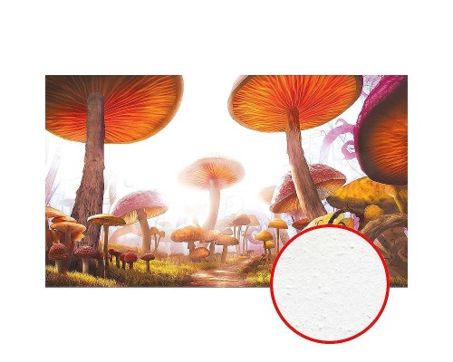 Фреска детская Ortograf Сказочная страна 30989 Фактура бархат FX Флизелин (4,6x2,7) Оранжевый, Природа