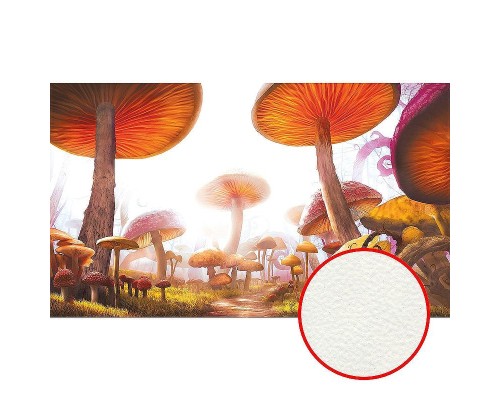 Фреска детская Ortograf Сказочная страна 30989 Фактура флок FLK Флизелин (4,6x2,7) Оранжевый, Природа