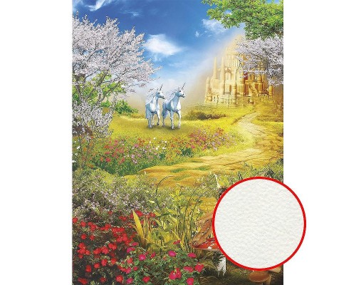 Фреска детская Ortograf Сказочная страна 5267 Фактура флок FLK Флизелин (2x2,7) Разноцветный, Мультимедия