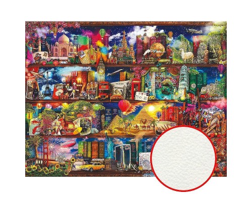 Фреска детская Ortograf Сказочная страна 7012 Фактура флок FLK Флизелин (3,5x2,7) Разноцветный, Мультимедия