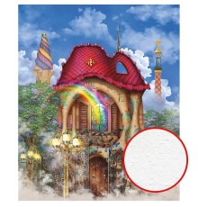 Фреска детская Ortograf Сказочная страна 7511 Фактура бархат FX Флизелин (2,2x2,7) Разноцветный, Домики