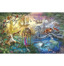 Фреска детская Ortograf Сказочная страна 7515 Фактура бархат FX Флизелин (4,1x2,7) Разноцветный, Животные/Люди/Корабли