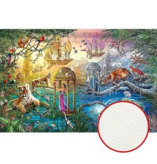 Фреска детская Ortograf Сказочная страна 7515 Фактура флок FLK Флизелин (4,1x2,7) Разноцветный, Животные/Люди/Корабли