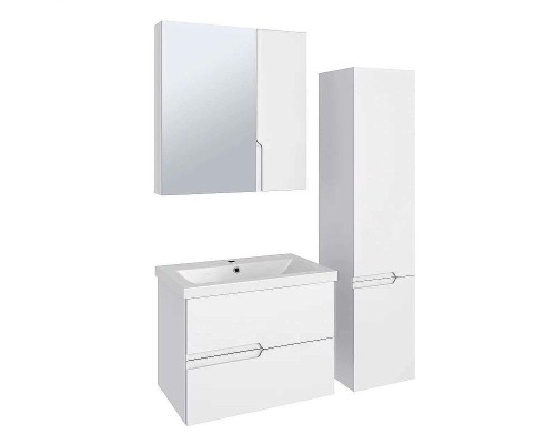 Тумба под раковину Runo Стокгольм 70 00-00001124 подвесная Белая