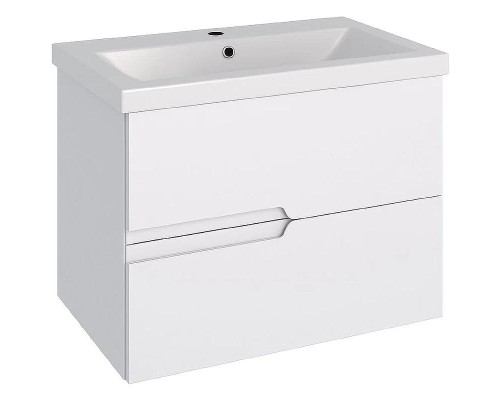 Тумба под раковину Runo Стокгольм 70 00-00001124 подвесная Белая