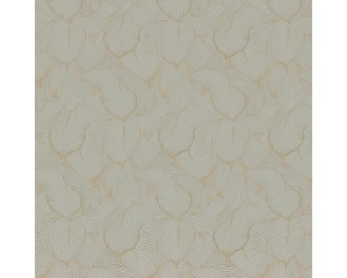 Обои Fipar Colori Del Sole R 23125 Винил на флизелине (1,06x10,05) Белый/Золотой, Листья