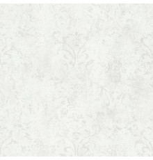 Обои Marburg Urban Elegance 34240 Винил на флизелине (1,06x10,05) Белый/Серебряный, Дамаск/Штукатурка