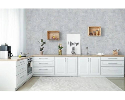 Обои Marburg Urban Elegance 34244 Винил на флизелине (1,06x10,05) Серый/Серебряный, Дамаск/Штукатурка