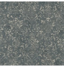 Обои Marburg Urban Elegance 34246 Винил на флизелине (1,06x10,05) Серый/Серебряный/Черный, Дамаск/Штукатурка