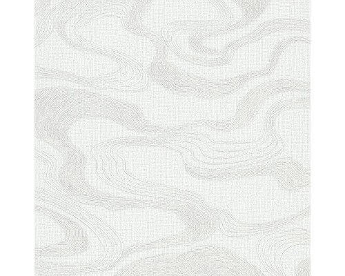 Обои Marburg Kumano 34584 Винил на флизелине (1,06x10,05) Белый/Серый, Абстракция/Рогожка