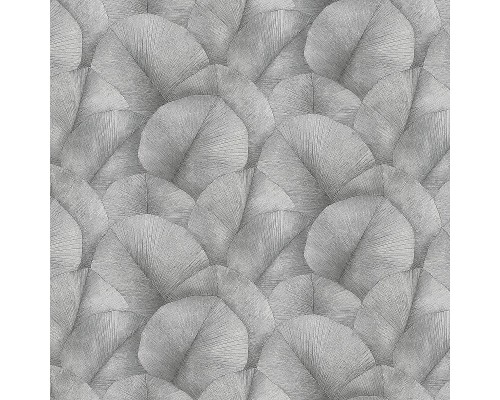 Обои Marburg Kumano 34558 Винил на флизелине (1,06x10,05) Серый, Листья