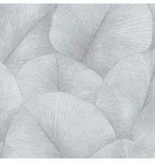 Обои Marburg Kumano 34562 Винил на флизелине (1,06x10,05) Серый, Листья