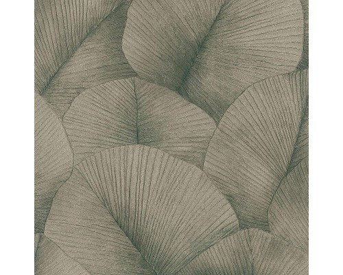 Обои Marburg Kumano 34563 Винил на флизелине (1,06x10,05) Бронзовый/Зеленый, Листья