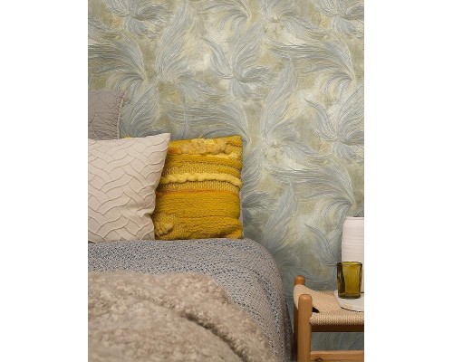 Обои Fipar Amalfi R 23409 Винил на флизелине (1,06x10,05) Серый/Серебряный, Абстракция/Штукатурка