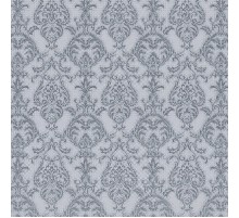 Обои Fipar Amalfi R 23413 Винил на флизелине (1,06x10,05) Серый/Серебряный, Дамаск