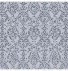 Обои Fipar Amalfi R 23413 Винил на флизелине (1,06x10,05) Серый/Серебряный, Дамаск