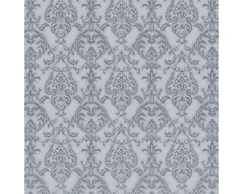 Обои Fipar Amalfi R 23413 Винил на флизелине (1,06x10,05) Серый/Серебряный, Дамаск