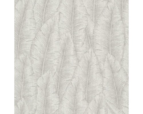 Обои Grandeco Cumaru CU 3204 Винил на флизелине (0,53x10,05) Серый, Листья