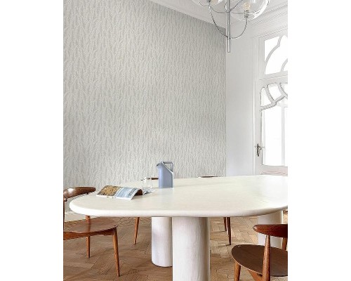 Обои Grandeco Cumaru CU 3204 Винил на флизелине (0,53x10,05) Серый, Листья