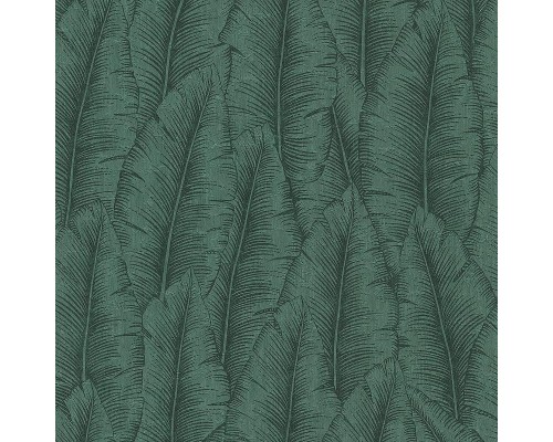 Обои Grandeco Cumaru CU 3207 Винил на флизелине (0,53x10,05) Зеленый, Листья