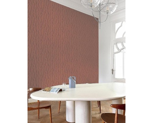 Обои Grandeco Cumaru CU 3214 Винил на флизелине (0,53x10,05) Красный, Листья