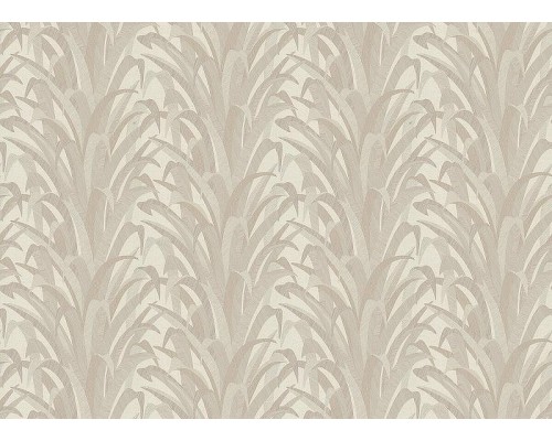 Обои Grandeco Cumaru CU 3009 Винил на флизелине (0,53x10,05) Бежевый/Коричневый, Листья
