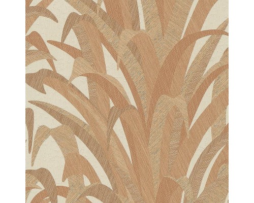 Обои Grandeco Cumaru CU 3011 Винил на флизелине (0,53x10,05) Бежевый/Коричневый, Листья
