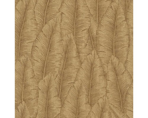 Обои Grandeco Cumaru CU 3205 Винил на флизелине (0,53x10,05) Коричневый, Листья