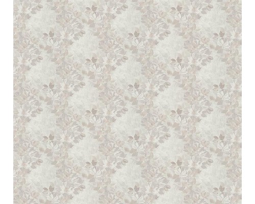 Обои Grandeco Time 2025 TI 2001 Винил на флизелине (1,06x10,05) Бежевый/Розовый, Листья