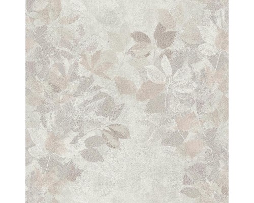 Обои Grandeco Time 2025 TI 2001 Винил на флизелине (1,06x10,05) Бежевый/Розовый, Листья