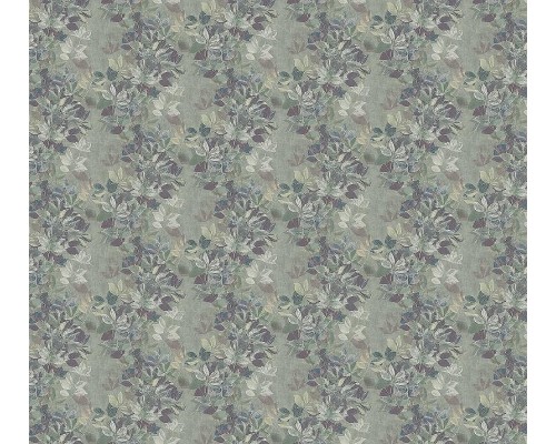 Обои Grandeco Time 2025 TI 2005 Винил на флизелине (1,06x10,05) Зеленый/Синий/Красный, Листья