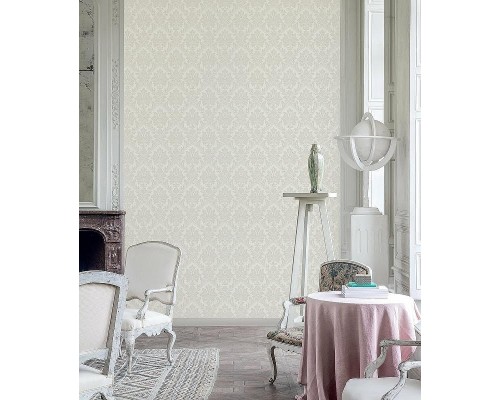 Обои Grandeco Time 2025 TI 3209 Винил на флизелине (1,06x10,05) Серый, Дамаск