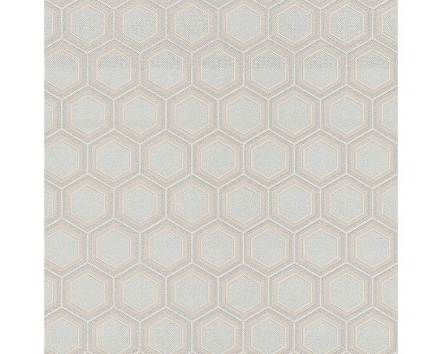 Обои Zambaiti Parati Vision 76010 Винил на флизелине (0,70x10,05) Бежевый/Серый, Геометрия