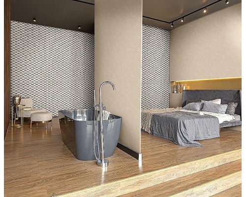 Обои Zambaiti Parati Vision 76015 Винил на флизелине (0,70x10,05) Коричневый, Штукатурка