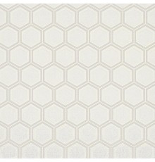Обои Zambaiti Parati Vision 76022 Винил на флизелине (0,70x10,05) Белый/Бежевый, Геометрия