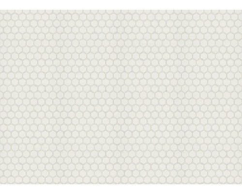 Обои Zambaiti Parati Vision 76022 Винил на флизелине (0,70x10,05) Белый/Бежевый, Геометрия