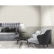 Обои Zambaiti Parati Vision 76022 Винил на флизелине (0,70x10,05) Белый/Бежевый, Геометрия
