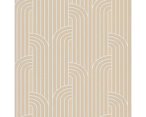 Обои Zambaiti Parati Vision 76034 Винил на флизелине (0,70x10,05) Бежевый, Геометрия
