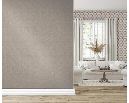 Обои Zambaiti Parati Vision 76037 Винил на флизелине (0,70x10,05) Бежевый/Желтый, Рогожка