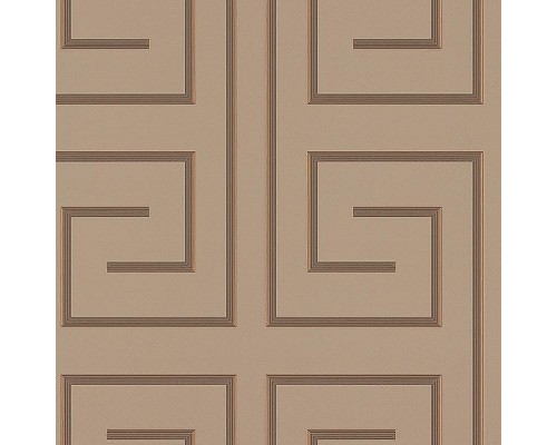 Обои Zambaiti Parati Vision 76038 Винил на флизелине (0,70x10,05) Бежевый/Бронзовый, Геометрия
