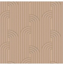 Обои Zambaiti Parati Vision 76042 Винил на флизелине (0,70x10,05) Бежевый/Бронзовый, Геометрия