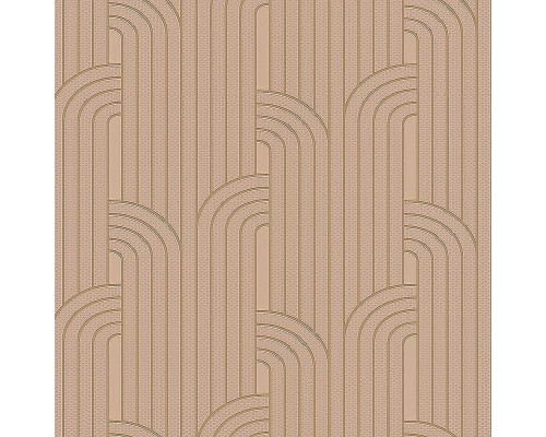 Обои Zambaiti Parati Vision 76042 Винил на флизелине (0,70x10,05) Бежевый/Бронзовый, Геометрия