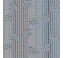 Обои Zambaiti Parati Vision 76048 Винил на флизелине (0,70x10,05) Серый/Серебряный/Голубой, Геометрия