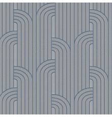 Обои Zambaiti Parati Vision 76048 Винил на флизелине (0,70x10,05) Серый/Серебряный/Голубой, Геометрия