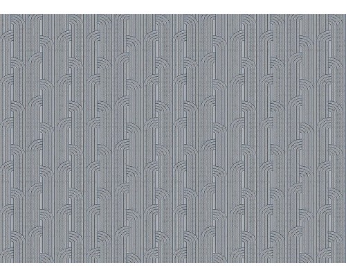 Обои Zambaiti Parati Vision 76048 Винил на флизелине (0,70x10,05) Серый/Серебряный/Голубой, Геометрия